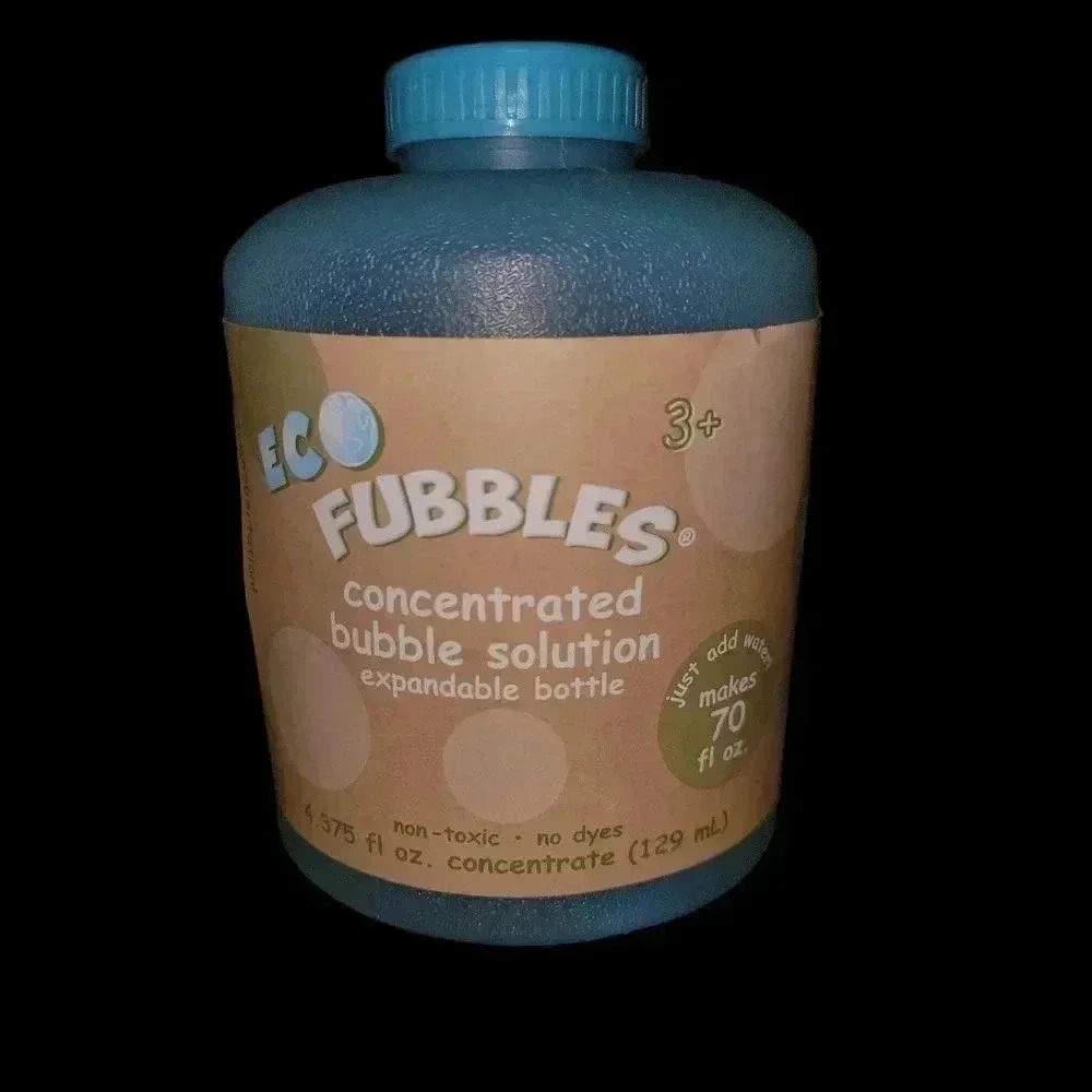 (2) Eco Fubbles Concentrated bubble solution in expandable bottle. - Picture 3 of 4
